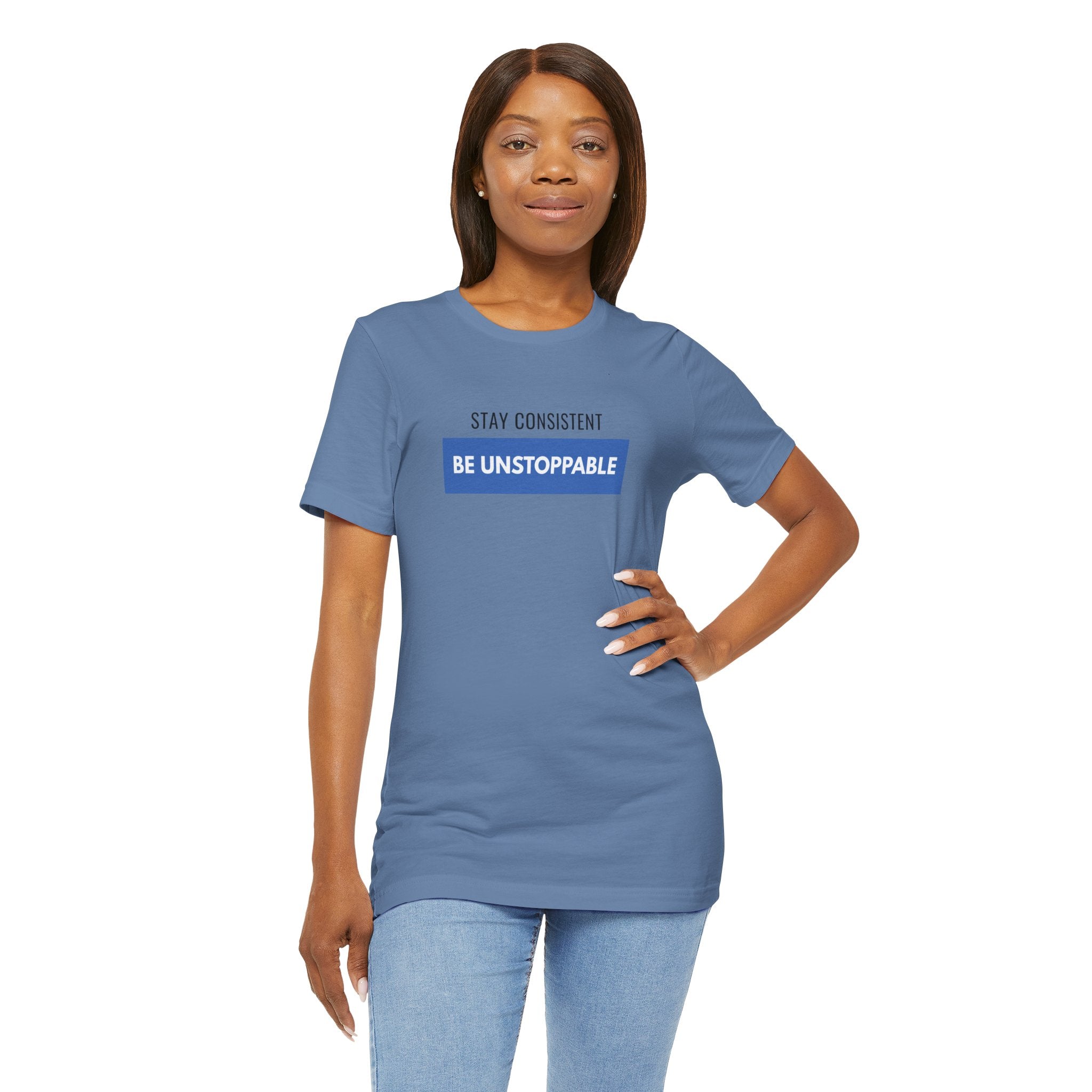 Stay Consistent Tee |  Motivational Typography T-shirt