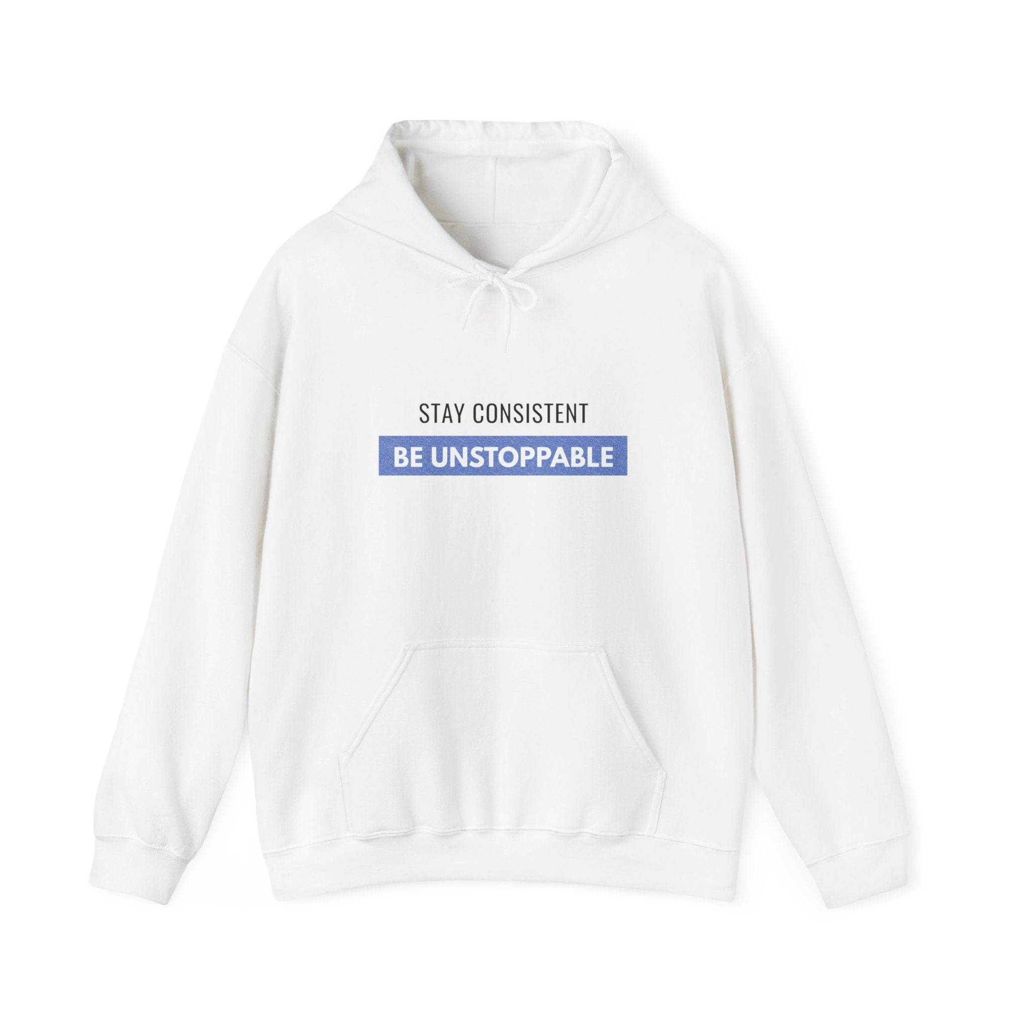 ''Stay Consistent'' |  Motivational Typography Unisex Heavy Blend Hoodie