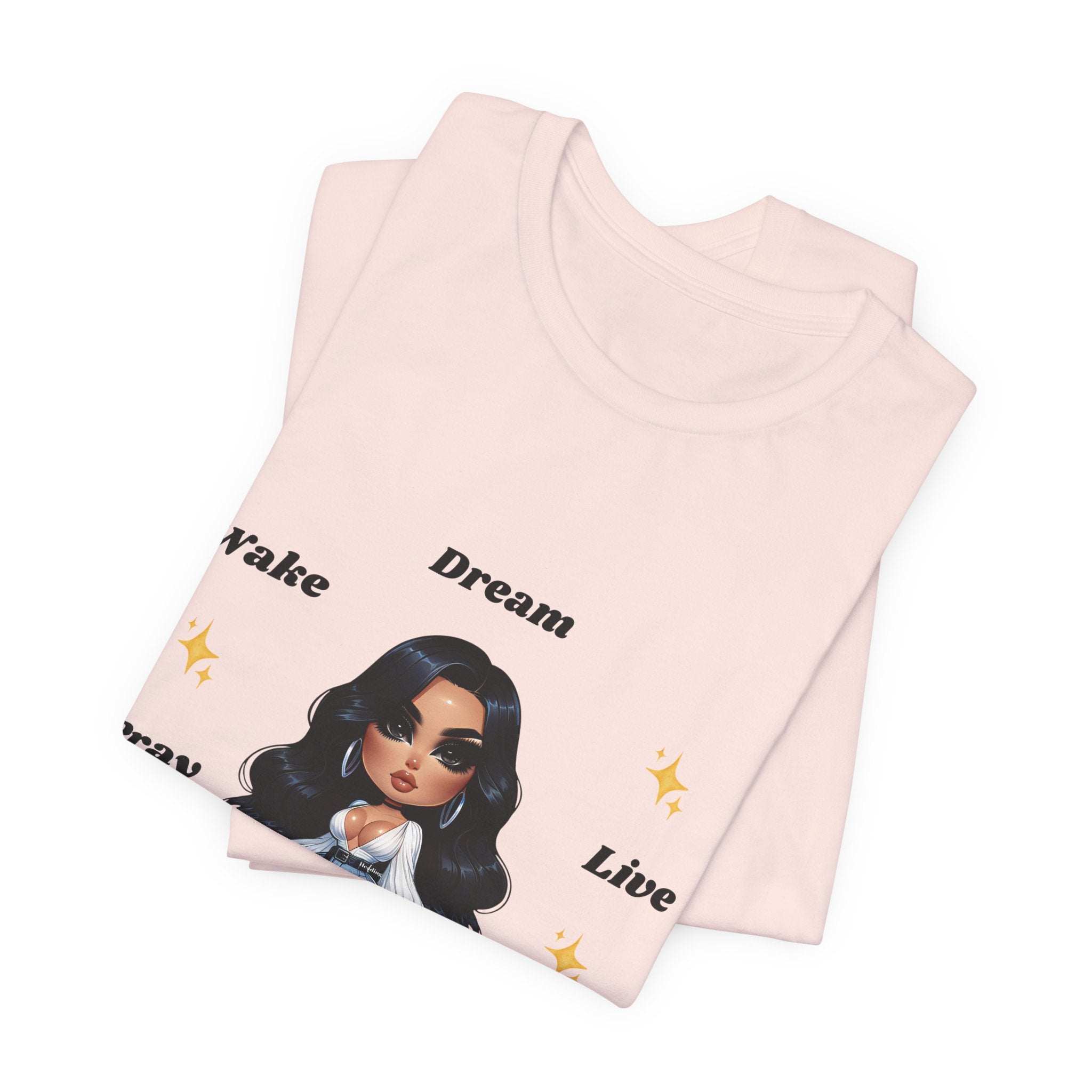 Wake Pray Slay Graphic Tee | Girl boss illustration T-Shirt